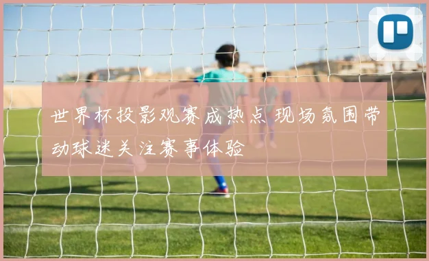 世界杯投影观赛成热点 现场氛围带动球迷关注赛事体验